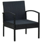 Poly rattan tuinstoel voor buiten dineren en genieten van het weer - Tuinstoelen