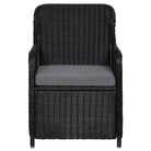 Poly rattan tuinstoelen met gepoedercoat staal levering bevat - Tuinstoelen