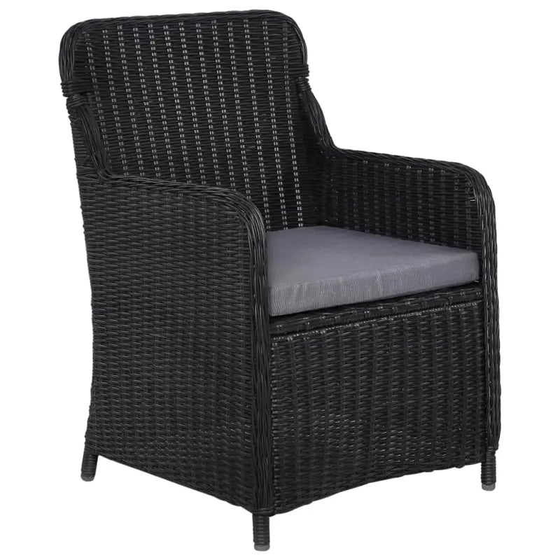 Poly rattan tuinstoelen met gepoedercoat staal levering bevat - Tuinstoelen