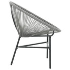 Poly rattan tuinstoelen met gepoedercoat stalen frame voor tuin en terras - Tuinstoelen