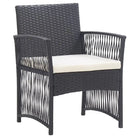 Poly Rattan Tuinstoelen met Levering Bevat voor Buitenruimtes - Tuinstoelen