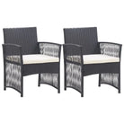 Poly Rattan Tuinstoelen met Levering Bevat voor Buitenruimtes - Tuinstoelen