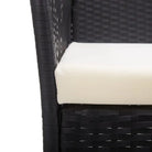 Poly Rattan Tuinstoelen met Levering Bevat voor Buitenruimtes - Tuinstoelen
