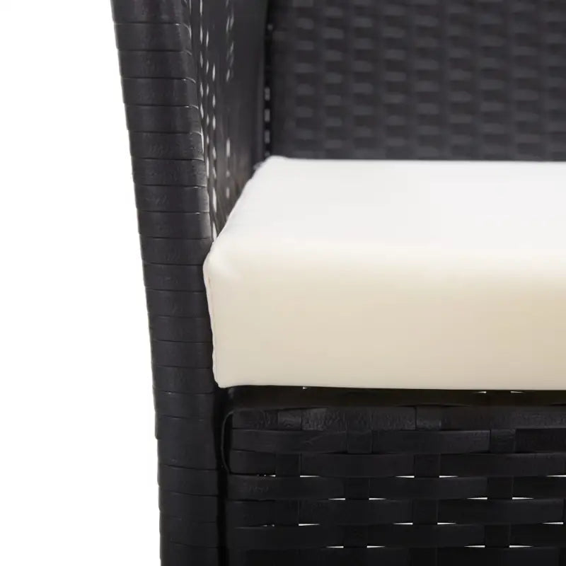 Poly Rattan Tuinstoelen met Levering Bevat voor Buitenruimtes - Tuinstoelen