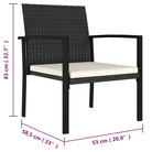 Poly Rattan Tuinstoelen Set voor een Moderne en opvallende tuinstijl - Tuinstoelen