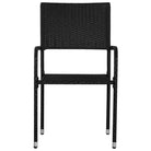Poly Rattan Tuinstoelen voor Diner en Ontspanning - Tuinstoelen