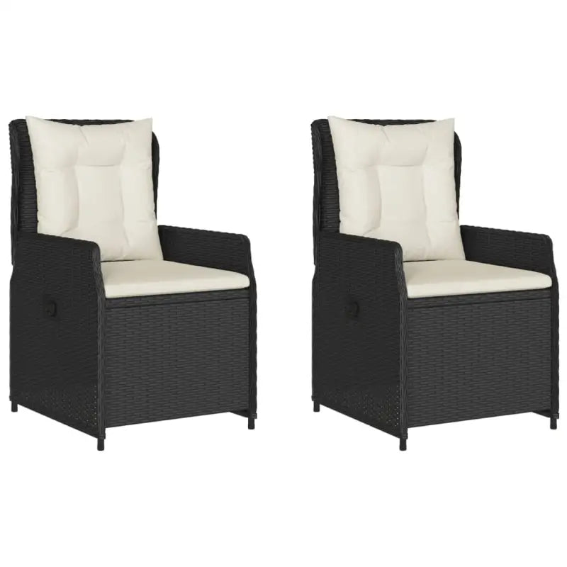 Poly Rattan Tuinstoelen voor een comfortabele zitervaring met wasbare hoes - Tuinstoelen