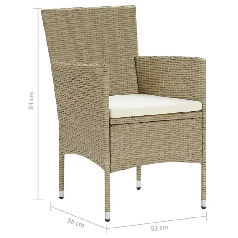 Poly rattan tuinstoelen voor een moderne en stijlvolle tuinset - Tuinstoelen