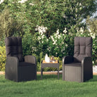 Poly Rattan Tuinstoelen voor een moderne tuin of balkon uitstraling - Tuinstoelen