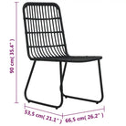 Poly Rattan Tuinstoelen voor een Rustieke Buitenruimte - Tuinstoelen