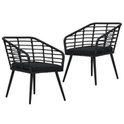 Poly rattan tuinstoelen voor rustieke charme en veelzijdigheid - Tuinstoelen
