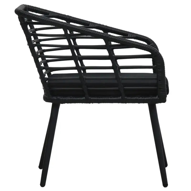 Poly rattan tuinstoelen voor rustieke charme en veelzijdigheid - Tuinstoelen