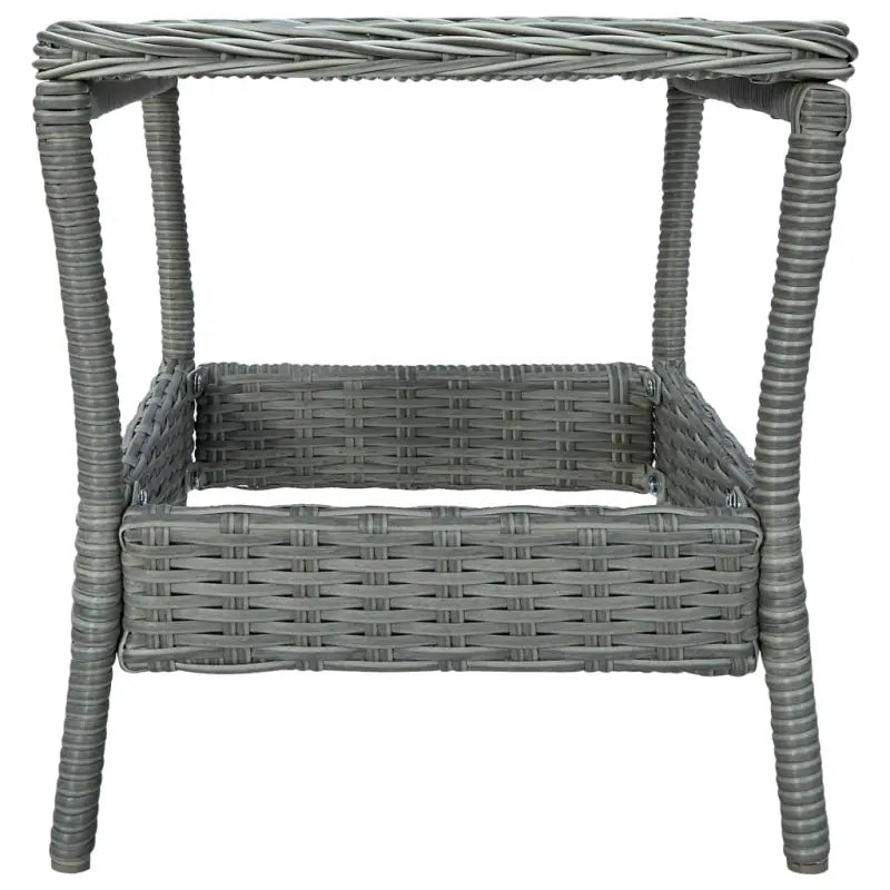 Poly rattan tuintafel met modern en stijlvol ontwerp - Tuintafels