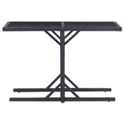 Poly rattan tuintafel met stalen frame voor stijl en functionaliteit - Tuintafels
