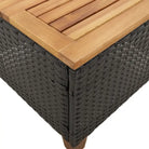 Poly rattan tuintafel voor eenvoudig schoonmaken en gezellige tuinmomenten - Tuintafels
