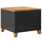 Poly rattan tuintafel voor eenvoudig schoonmaken en gezellige tuinmomenten - Tuintafels