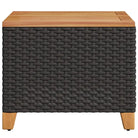 Poly rattan tuintafel voor eenvoudig schoonmaken en gezellige tuinmomenten - Tuintafels