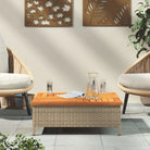 Poly rattan tuintafel voor gemakkelijk schoonmaken en gezellig samenzijn - Tuintafels