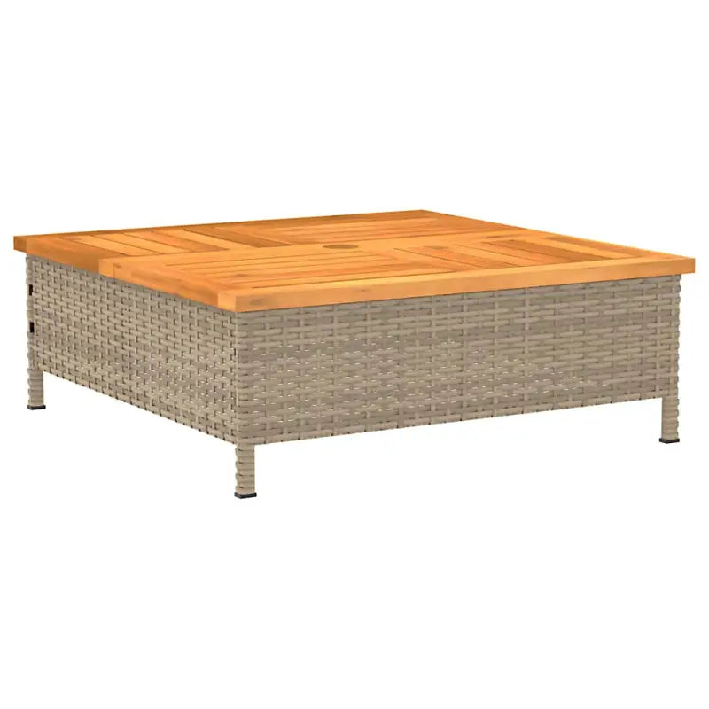 Poly rattan tuintafel voor gemakkelijk schoonmaken en gezellig samenzijn - Tuintafels