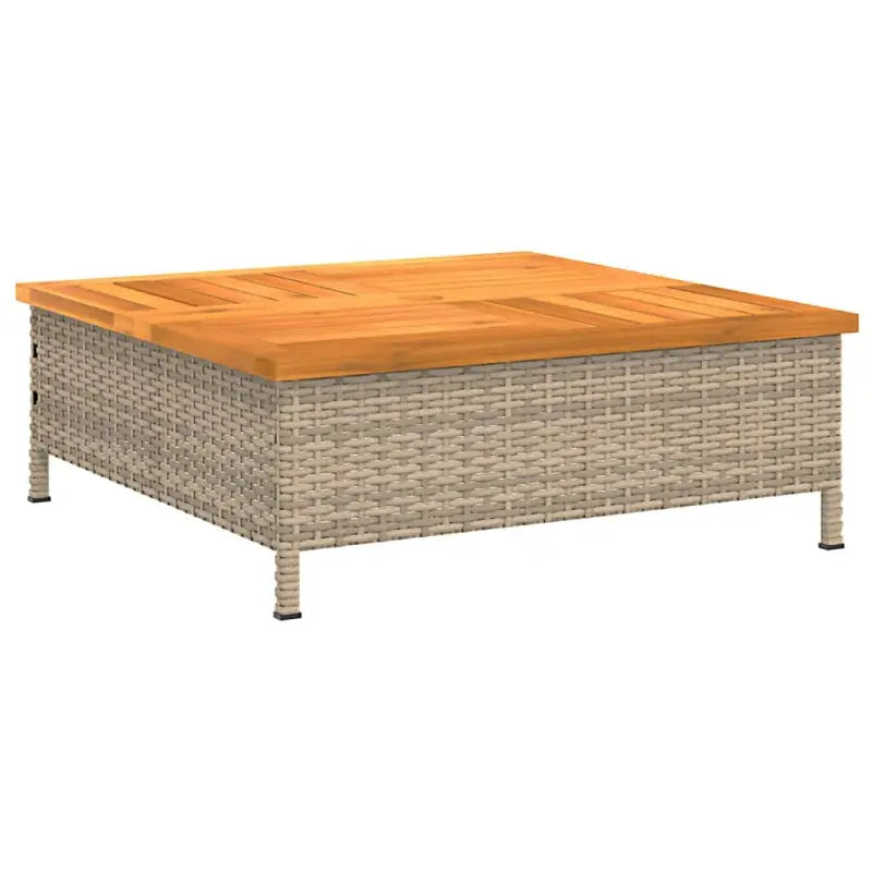 Poly rattan tuintafel voor gemakkelijk schoonmaken en gezellig samenzijn - Tuintafels