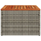 Poly rattan tuintafel voor gezellig samenzijn en eenvoudig schoonmaken - Tuintafels