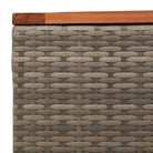 Poly rattan tuintafel voor gezellig samenzijn en eenvoudig schoonmaken - Tuintafels