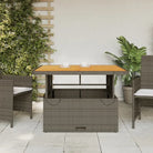 Poly rattan tuintafels eenvoudig schoon voor gezellige tuinmomenten - Tuintafels