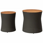 Poly Rattan Tuintafels Gemakkelijk Schoon voor Gezellig Buitenplezier - Tuintafels