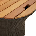 Poly Rattan Tuintafels Gemakkelijk Schoon voor Gezellig Buitenplezier - Tuintafels