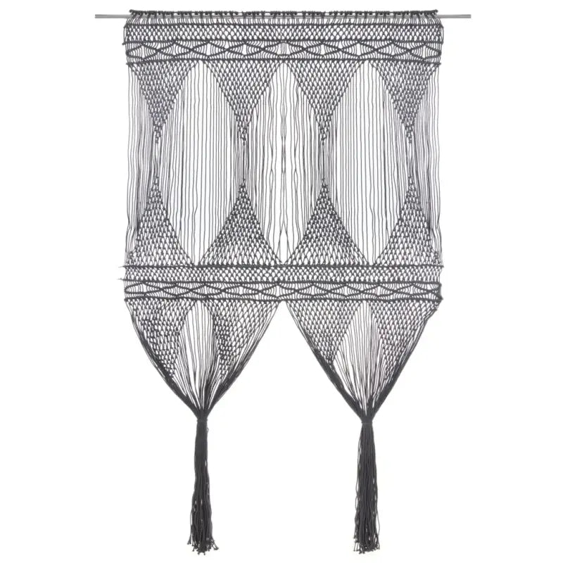Praktisch draadgordijn voor deur raam of interieurdecoratie - Antraciet / 1 - Gordijnen & vitrages