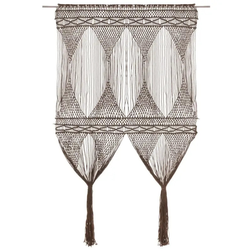 Praktisch draadgordijn voor deur raam of interieurdecoratie - Taupe / 1 - Gordijnen & vitrages