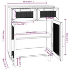 Praktisch Dressoir met Hoogwaardige Houtafwerking - Dressoirs & buffetkasten