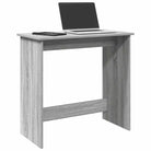 Praktisch en decoratief bureau van bewerkt hout voor je woonruimte - Grijs sonoma - Bureaus