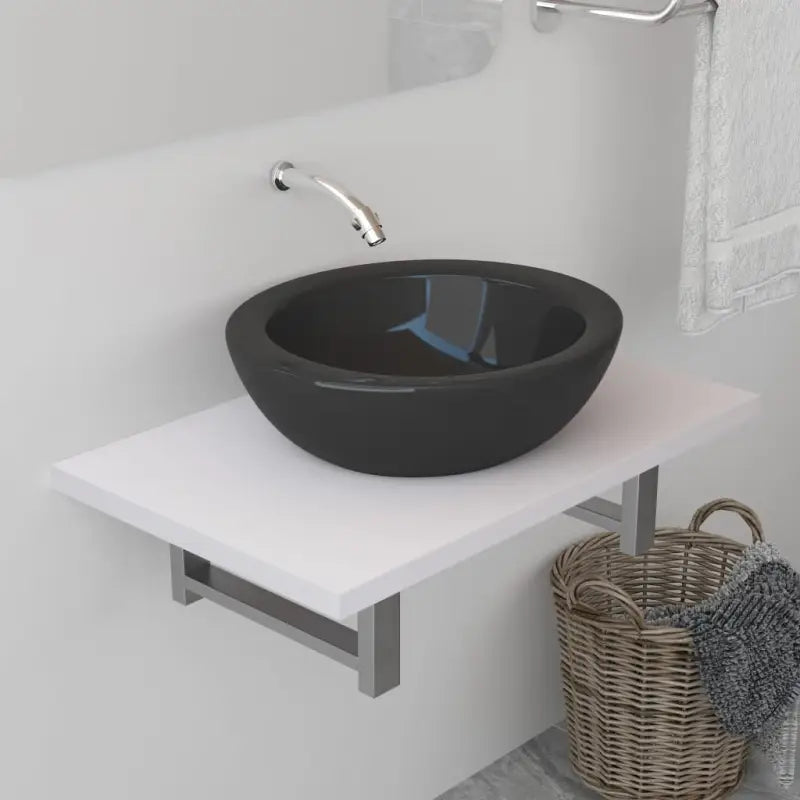 Praktisch en tijdloos badkamer wandmeubelset - Wit / 60 x 40 cm - Badkamermeubelsets