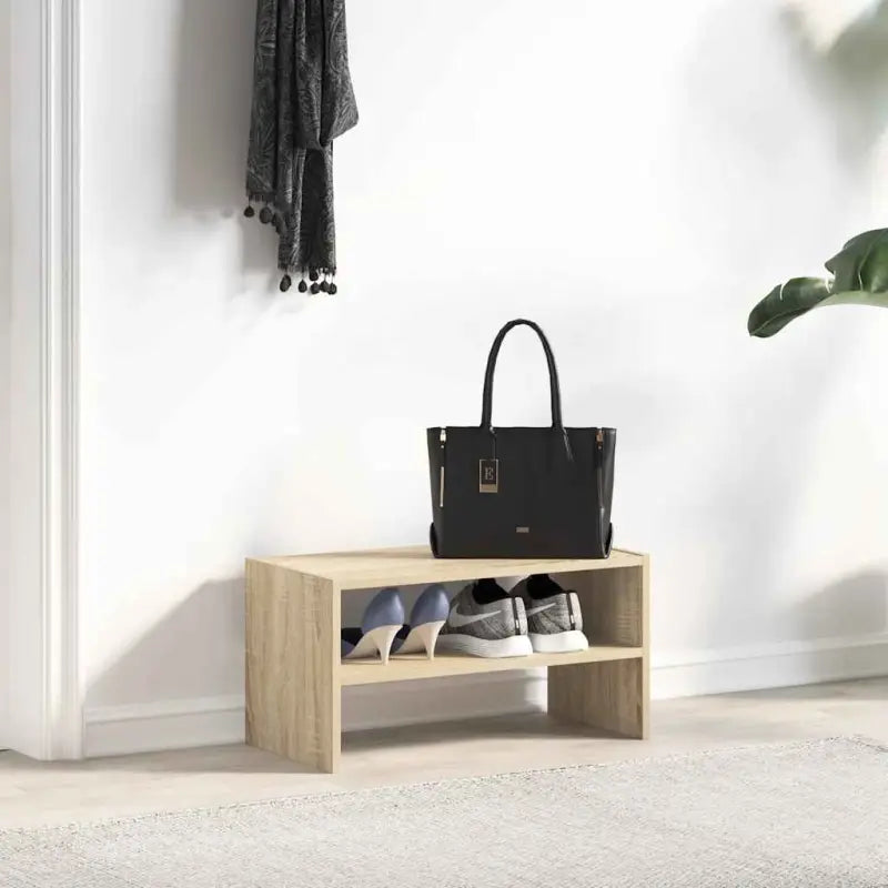 Praktisch schoenenrek van bewerkt hout voor elegante opbergbeshoeften - Schoenenrekken