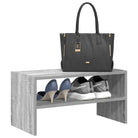 Praktisch schoenenrek van bewerkt hout voor elegante opbergbeshoeften - Grijs sonoma / 1 - Schoenenrekken