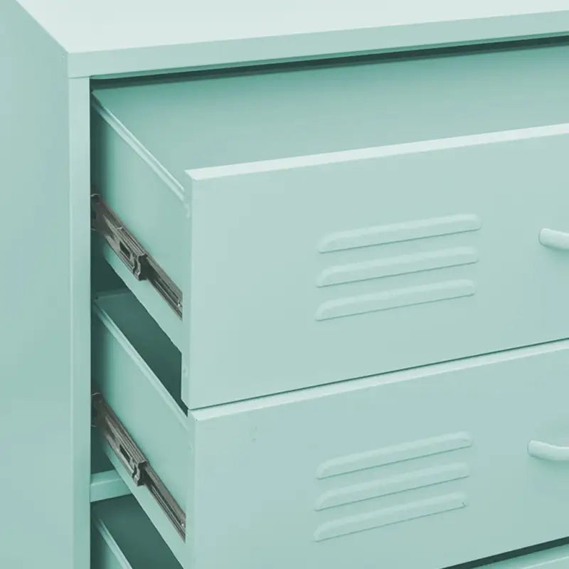 Praktische bijzetkast met stalen constructie en aanpasbare hoogte - Commodes & ladekasten