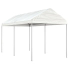 Prieel met Dak voor Buitenruimte in Polyethheen - 4.46 x 2.28 x 2.69 m / 1 - Partytenten & prieëlen