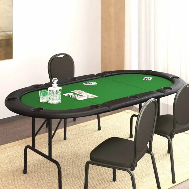 Professionele poker- en spellentafels met casinokwaliteit vilten blad - Groen / 1 - Poker- & spellentafels