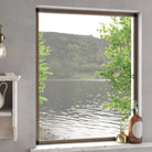 Raamhorren met stevig aluminium frame voor insecten buitenhouden - Bruin / 80 x 100 cm - Raamhorren