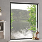 Raamhorren met stevig aluminium frame voor insecten buitenhouden - Antraciet / 80 x 100 cm - Raamhorren