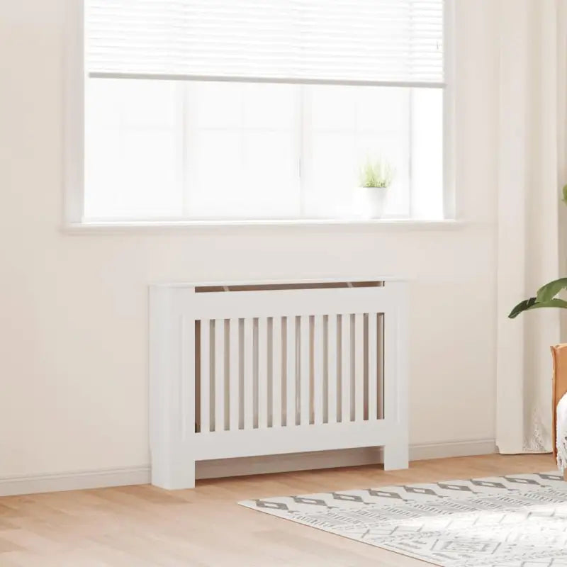 Radiatorombouw met levert inhoud voor decoratie en extra opbergruimte - Wit / 112 x 19 x 81.5 cm / 1 - Accessoires
