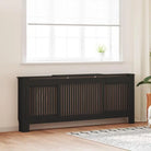 Radiatorombouw met levert inhoud voor decoratie en extra opbergruimte - Zwart / 205 x 20.5 x 81.5 cm / 1 - Accessoires