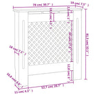 Radiatorombouw van MDF voor een stijlvolle woonkamerafwerking - Accessoires voor radiators