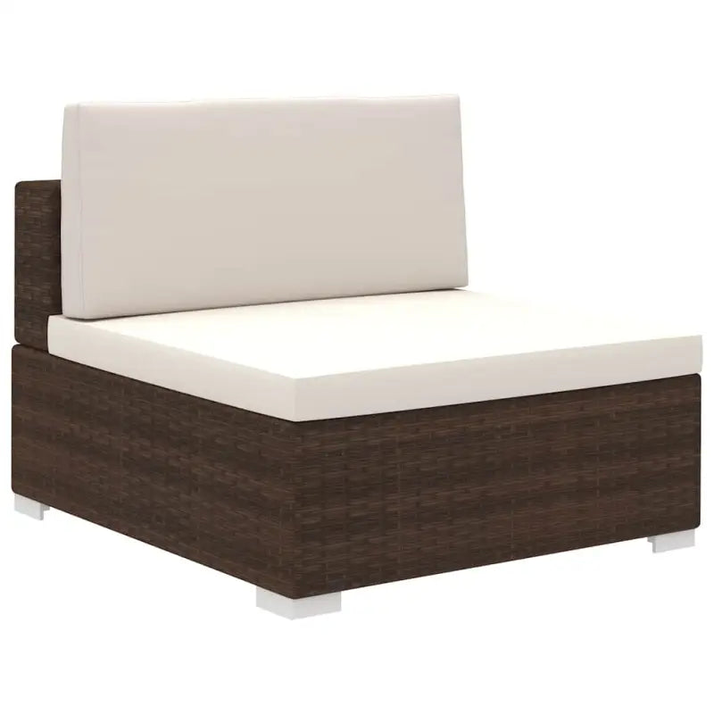 Rattan Loungeset voor in de Tuin of Patio - Bruin - Tuinsets