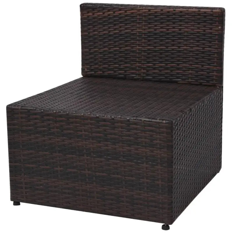 Rattan Loungeset voor Tuin en Terras All Year Round - Bruin - Tuinsets