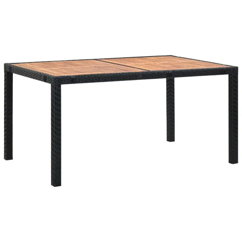 Rattan tuinset met gepoedercoat staal en verstelbare rugleuning - Tuinsets