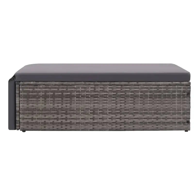Rattan tuinset met gepoedercoat stalen frame voor een elegante buitenruimte - Tuinsets