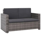 Rattan tuinset met gepoedercoat stalen frame voor een elegante buitenruimte - Tuinsets