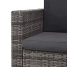 Rattan tuinset met gepoedercoat stalen frame voor een elegante buitenruimte - Tuinsets